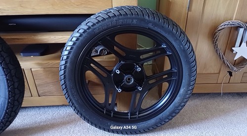 Honda ns125f front wheel tyre - honda,
