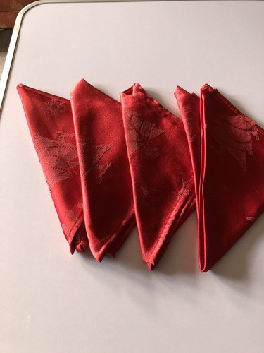 Red christmas napkins 4 - napkins,