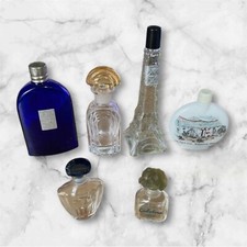 SIX VINTAGE PERFUME BOTTLES, BOURJOIS,GUERLAIN,CABOTINE ETC