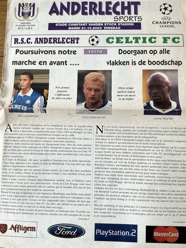 Anderlecht celtic champions - celtic,