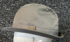 Vintage Dannimac Fedora Trilby Grey Rain Hat Size 2