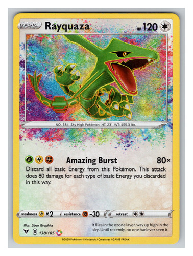 Rayquaza amazing rare viv - rayquaza,