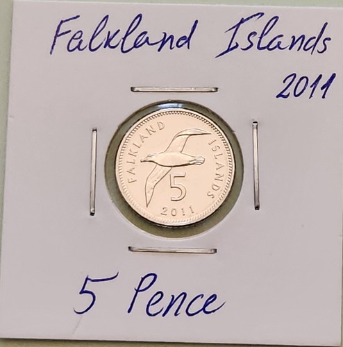 Falkland islands coin 5 - falkland, coin,