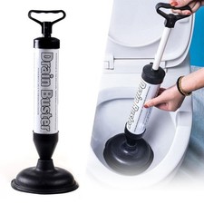 TOILET UNBLOCKER POWERFUL DRAIN PLUNGER BUSTER SINK CLOG REMOVER SUCKER