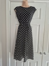 Black & White Spotted Dress