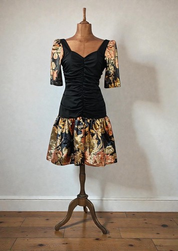 Vintage 80s prom dress evening - dress,