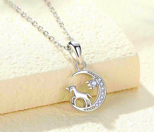 Moon union pendant 925 - moon,