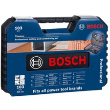 Bosch 103 Piece Titanium