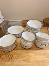 Habitat Cream Plates And Bowls