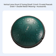 Steel Tongue Drum Lotus Design