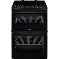 AEG CIB6743ACB 6000 SteamBake Cooker with Induction Hob U58225