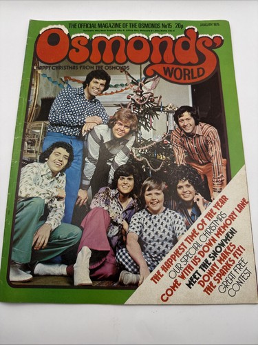 Osmonds world magazine issue - world,