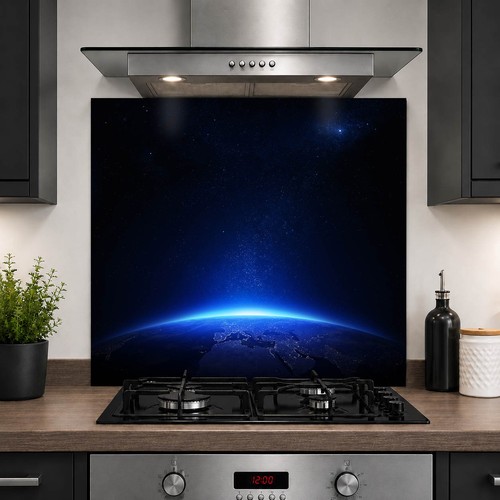 6mm glass splashback kitchen - glass,