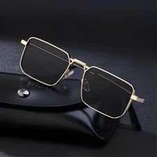 Tyler Durden's Red Retro Glasses Vintage Gold Fight Club HOT