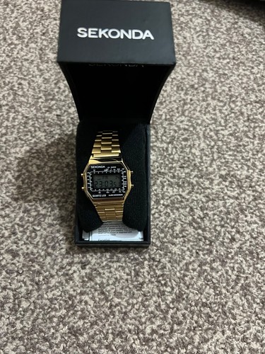 Sekonda gents gold tone - gents, -tone