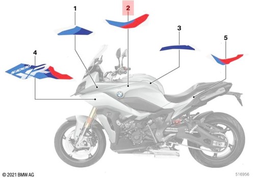 Genuine bmw k69 0e43 decor - genuine,