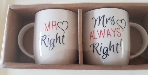 Wedding gift mug set right - set~,