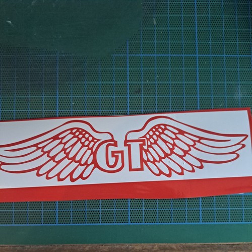 Bmx bike sticker - ., wings