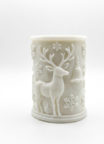 Cylinder reindeer candle - cylinder,