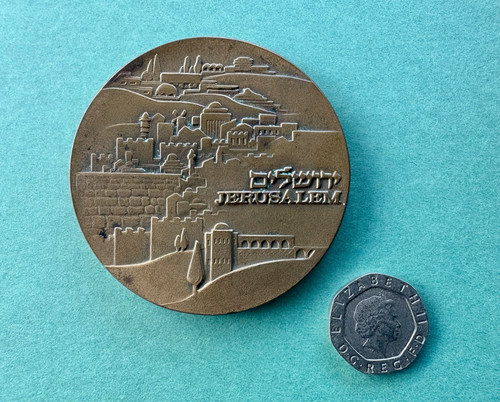 Large bronze jerusalem - bronze,