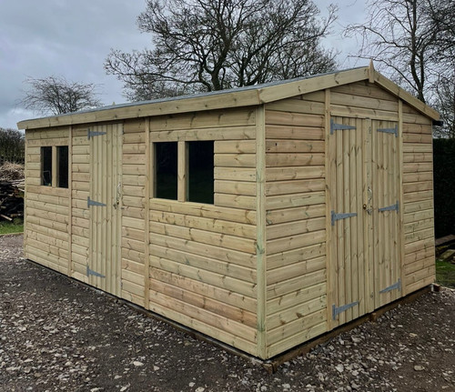 16x10 garden workshop shed - garden,