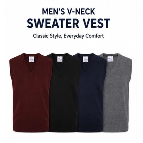 Boys knitted tank - top, v