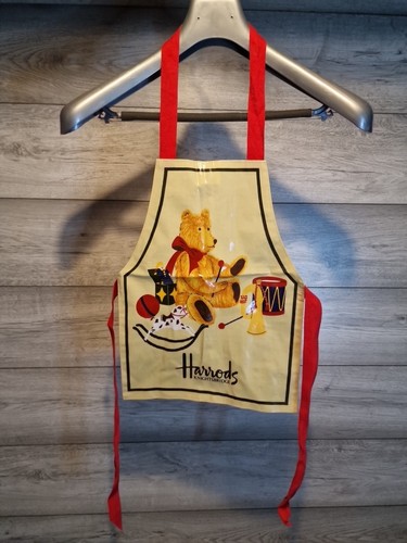 Harrods teddy bear apron pvc - ,
