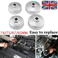 4PCS/Set Flute Oil Filter Cup Cap Wrench Socket Remover Tool For BMW Audi VW UK
