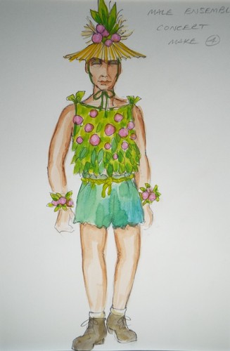 Original watercolour south - original, 'south