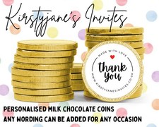 PERSONALISED CHOCOLATE COINS