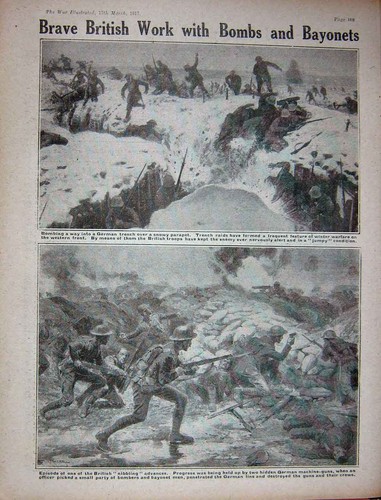 Original old vintage print - old,