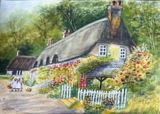  Village cottages print size