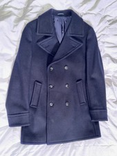 Suit Supply Navy Peacoat, UK