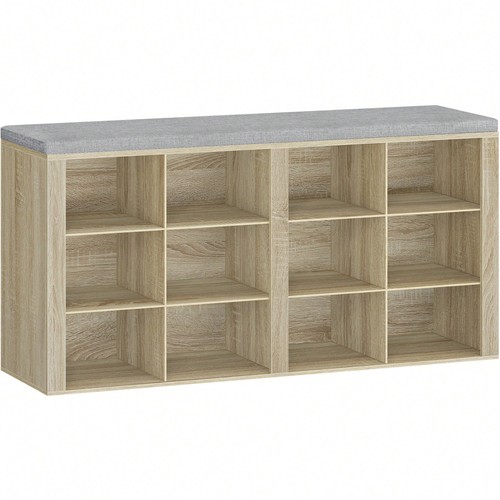 Shoe storage bench padded - storage,