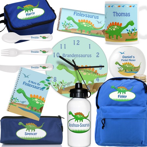 Dinosaur gifts personalised - dinosaur,