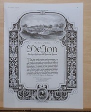 1923 magazine ad for DeJon