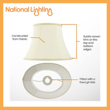 Modern Tapered Fabric Light
