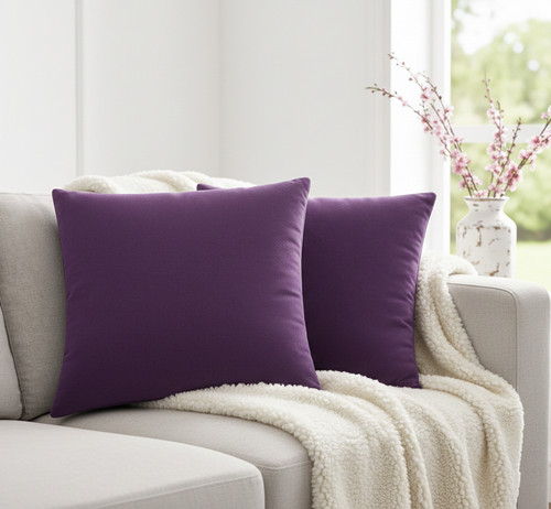 Luxury plain velvet cushion - luxury,