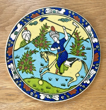 Antique Hand Painted Tile Big