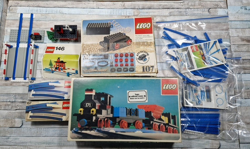 Vintage lego train sets bundle - sets,