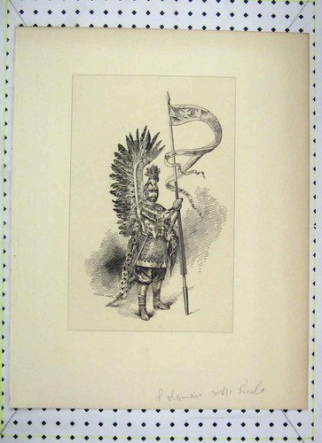 Original old antique print - original,