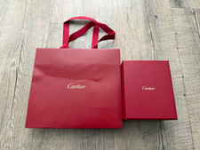 Genuine cartier bag and box - and, box.
