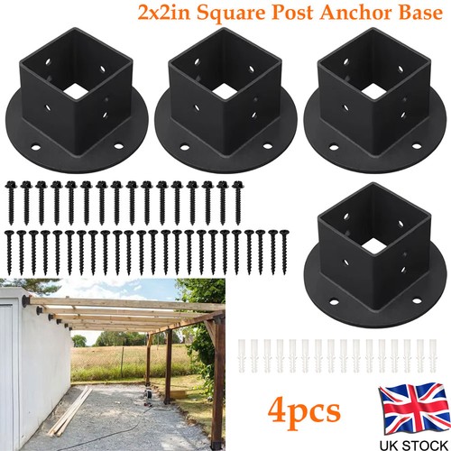 Pcs 2x2in post base - 2x2in, deck