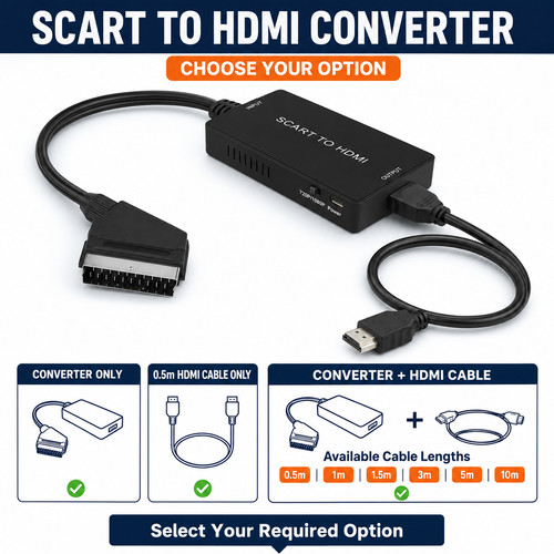 Scart hdmi conveter - hdmi,