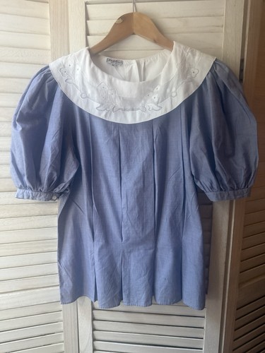 Vintage french cotton blouse - french,