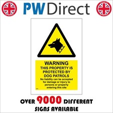 SIGN Property Protected Dog