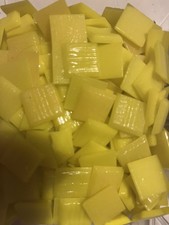 20mm yellow mosaic tiles - yellow,
