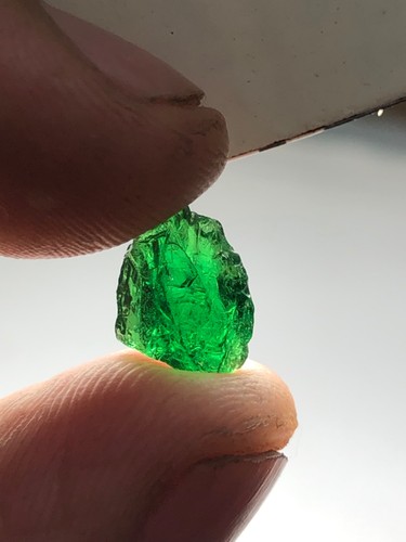 Tsavorite garnet rough - tsavorite,