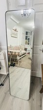 Designer Floor Mirror Free Standing Wall Mounted with Stand 160x45 cm