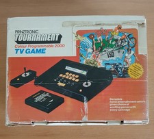 Prinztronic Tournament 2000 Console Boxed + 3 Games & Manual Vintage PAL Rare